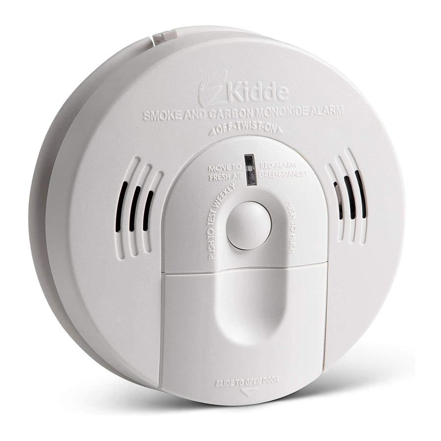 Kidde Smoke and Carbon Monoxide Alarm Manual ManualsLib
