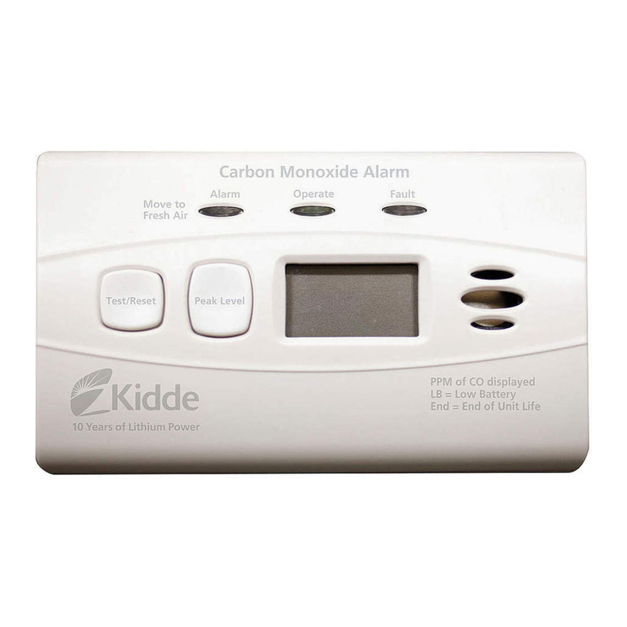 kidde-carbon-monoxide-alarm-manual-manualslib