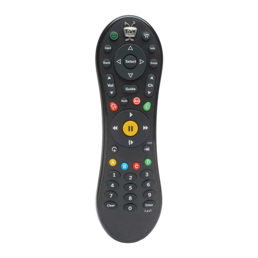 Tivo BOLT Remote Control Manual | ManualsLib