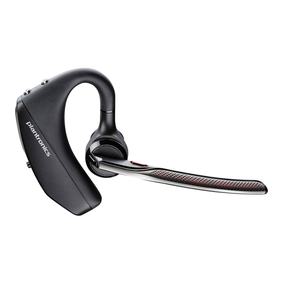 Plantronics Voyager 5200 Series Wireless Headset System Manual