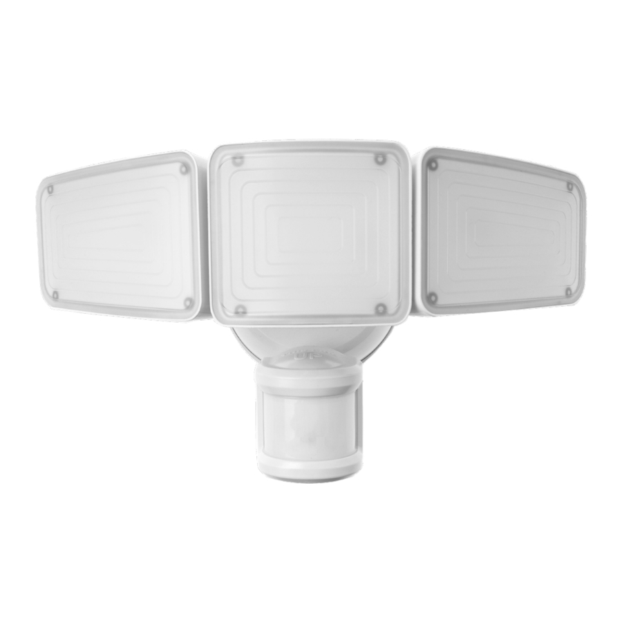 Home Zone Security Linkable 5000LM Triple Head LED Security Light ES00942G Manual ManualsLib