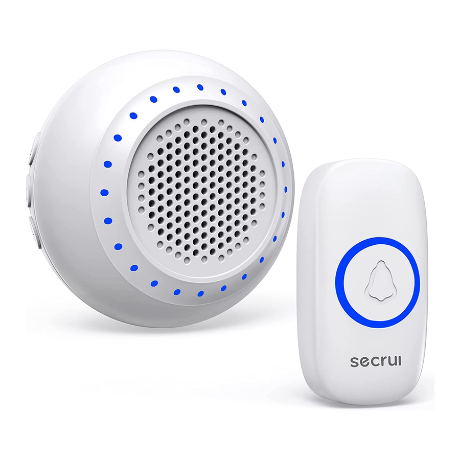 Secrui Wireless Doorbell M523 Manual ManualsLib