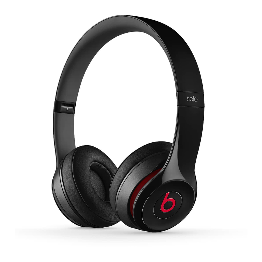 Beats Solo 2 Wireless Manual | ManualsLib