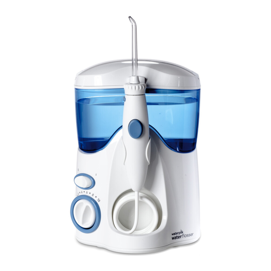 waterpik Water Flosser WP100 Series Manual ManualsLib