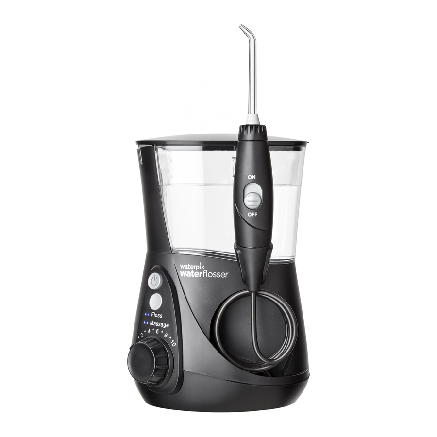 Waterpik Water Flosser 600 Series Manual Manualslib