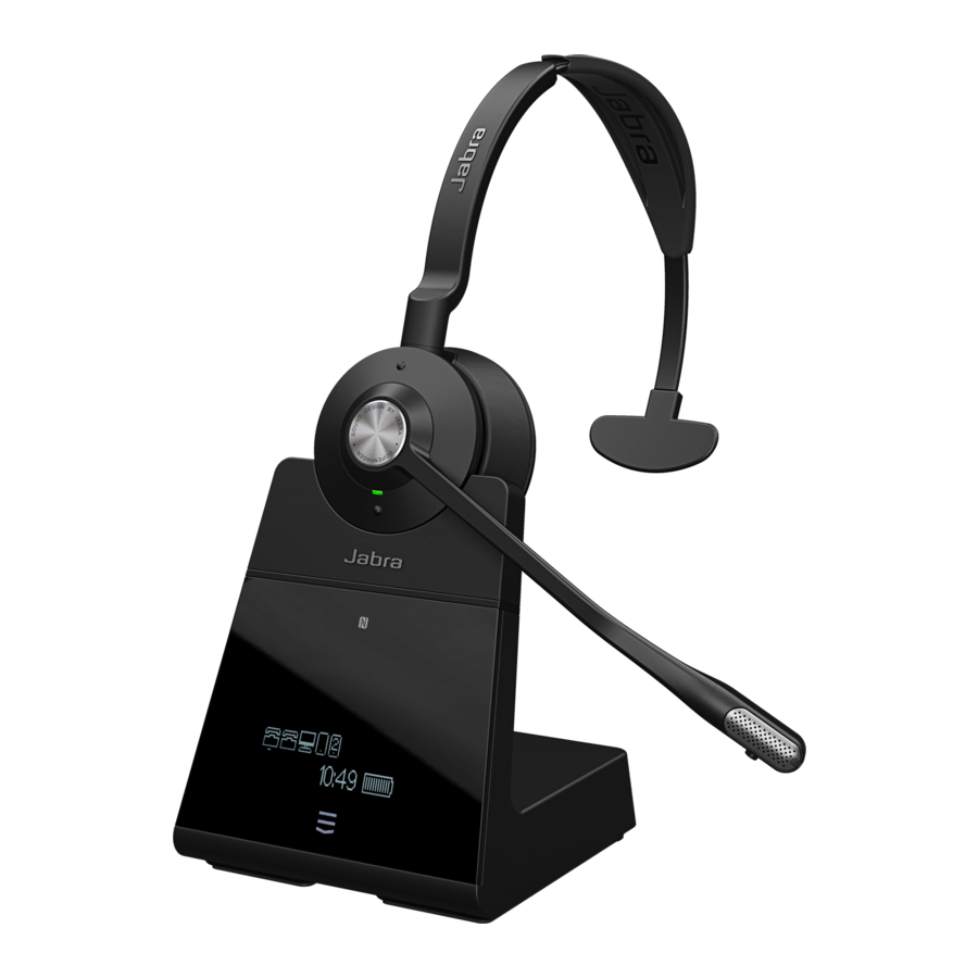 Jabra Engage 75 Mono Wireless Headset User Guide ManualsLib