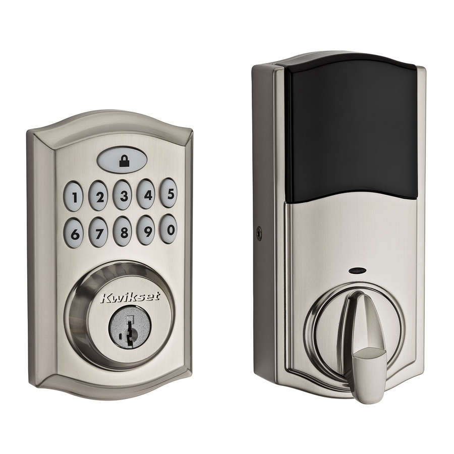Kwikset Smartcode 913 Touchpad Electronic Deadbolt Programming and