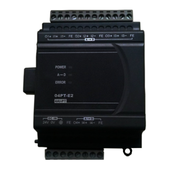 DELTA DVP04PT-E2 INSTRUCTION SHEET Pdf Download | ManualsLib