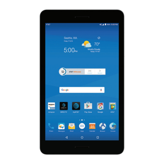 ZTE AT&T TREK 2 HD K88 USER MANUAL Pdf Download | ManualsLib