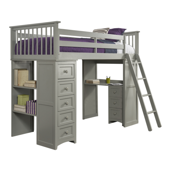 AMERICAN SIGNATURE FLYNN STUDENT LOFT BED MANUAL Pdf Download ManualsLib