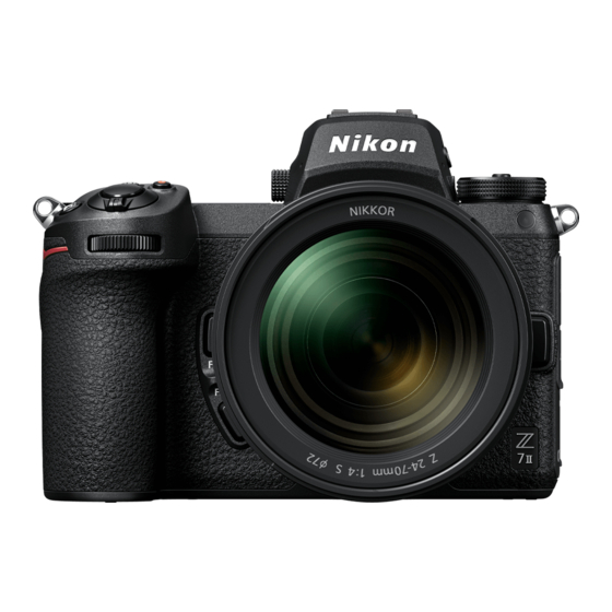 NIKON Z 7II USER MANUAL Pdf Download | ManualsLib