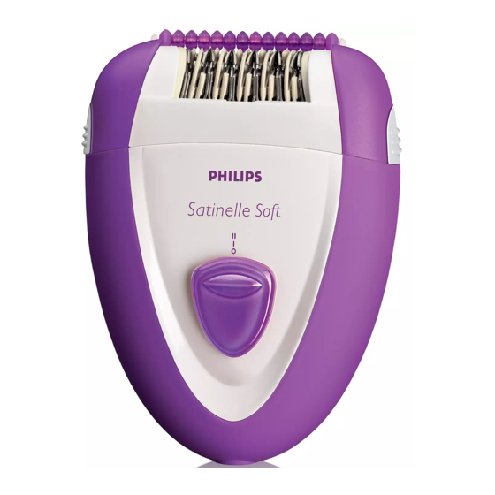 Philips Satinelle Soft HP6409 Manuals