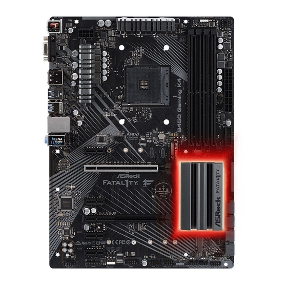 ASROCK Fatal1ty B450 Gaming K4 User Manual
