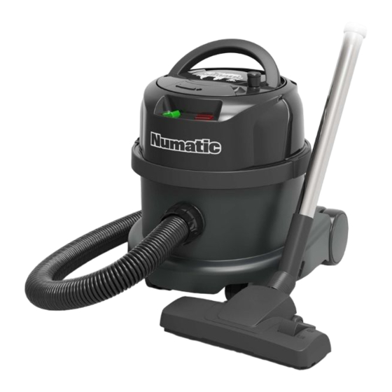 Numatic PPR 170-11 Original Instructions Manual