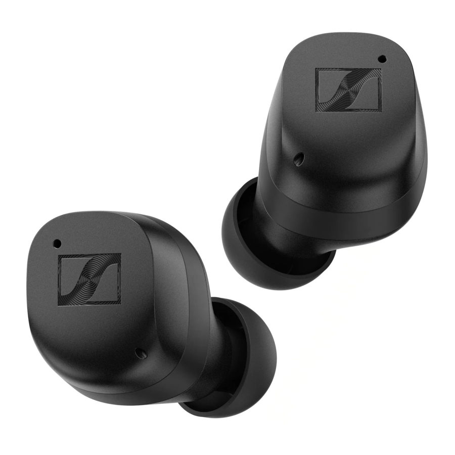 Sennheiser MOMENTUM True Wireless 3, MTW3 - Stereo Earbuds Manual