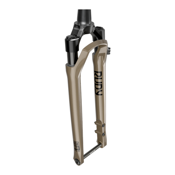 RockShox RUDY XPLR Manual