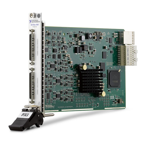 NI PXIe-7861 User Manual