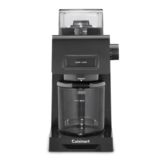 Cuisinart CBM-22 Series Instruction Booklet