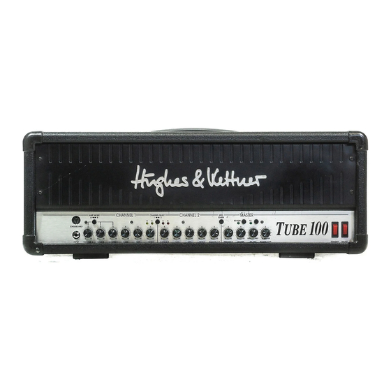 Hughes & Kettner Tube 100 Manuals