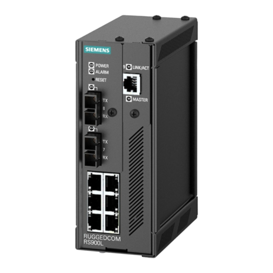 RuggedCom RS900L Installation Manual