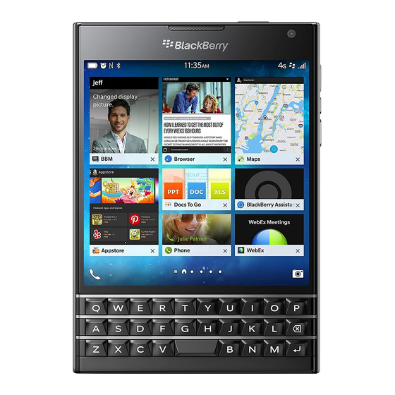 Blackberry Passport User Manual