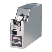 HIOS HSF-30 Instruction Manual