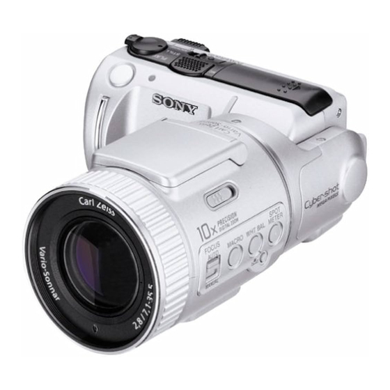 Sony DSC Operating Instructions Manual