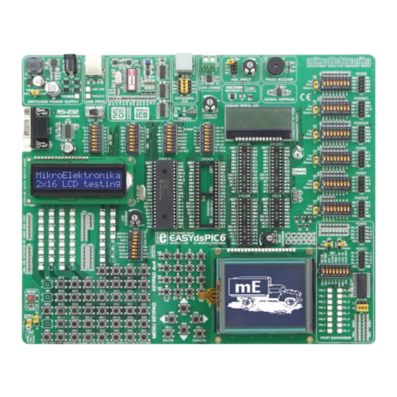 mikroElektronika EasydsPIC6 User Manual