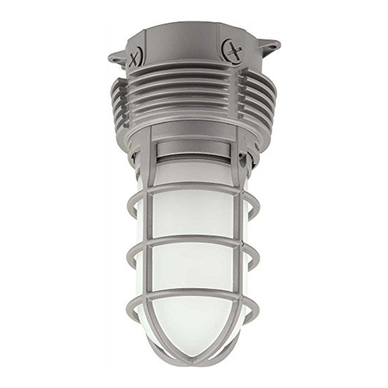 Hubbell VAPORTITE VBGL Series Installation Instructions