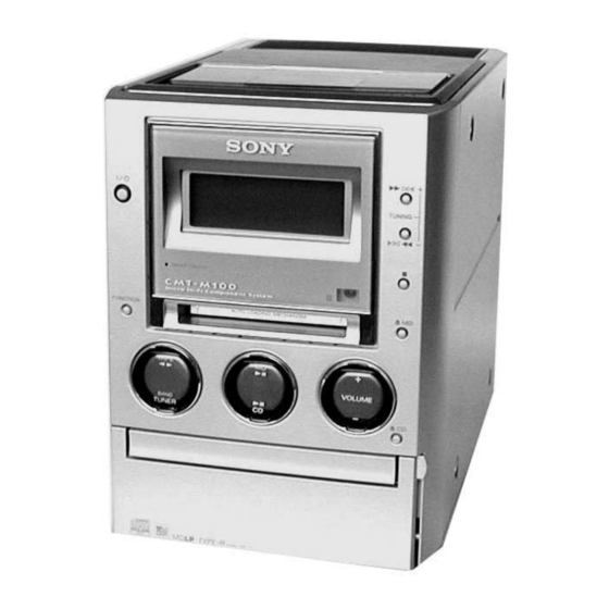 Sony HCD-M10 Manuals