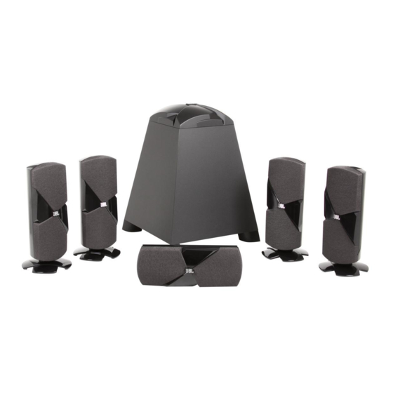 JBL Cinema 500 5.1 Surround Sound Home Theater Speaker System