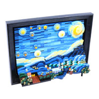 Game Of Bricks Vincent van Gogh The Starry Night 21333 Instruction Manual