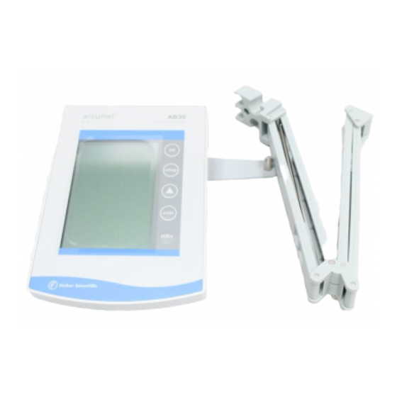 FISHER SCIENTIFIC ACCUMET BASIC AB30 USER MANUAL Pdf Download ManualsLib