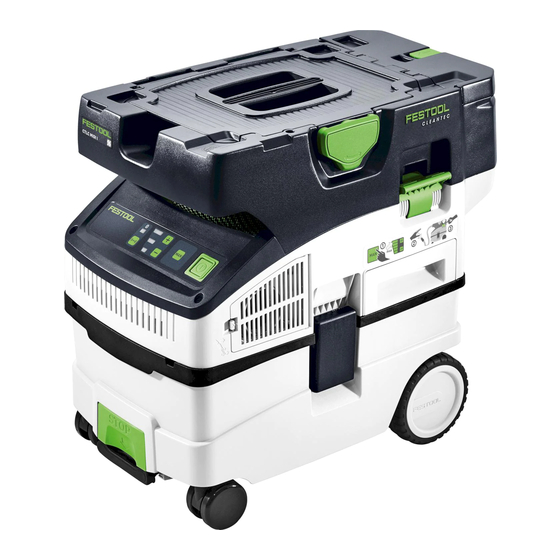 FESTOOL CTC MIDI I INSTRUCTIONS MANUAL Pdf Download ManualsLib