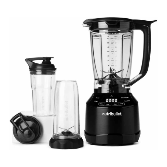 NUTRIBULLET SMART TOUCH BLENDER COMBO USER MANUAL Pdf Download ManualsLib