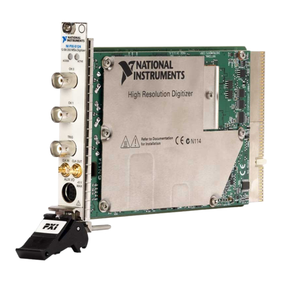 NATIONAL INSTRUMENTS 5124 CALIBRATION PROCEDURE Pdf Download ManualsLib