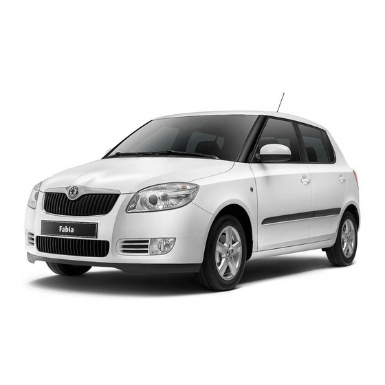 Skoda Fabia II 2007 Workshop Manual