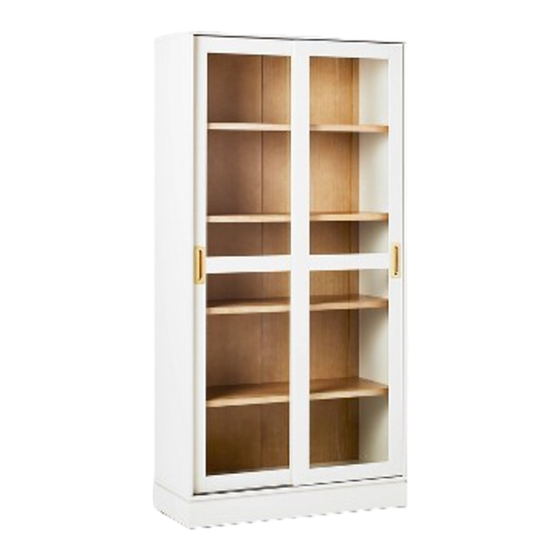 THRESHOLD STUDIO MCGEE PROMONTORY TGT72BK ASSEMBLY INSTRUCTIONS MANUAL