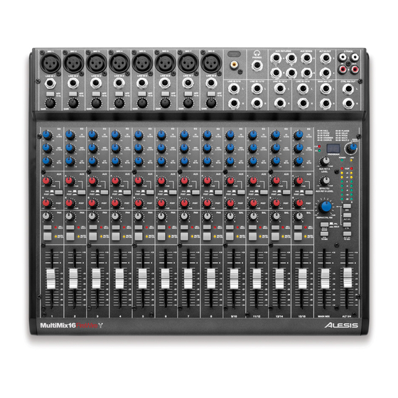 alesis multimix 16 firewire manual