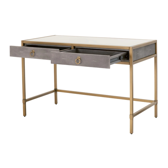 ESSENTIALS FOR LIVING STRAND SHAGREEN DESK ASSEMBLY INSTRUCTIONS Pdf
