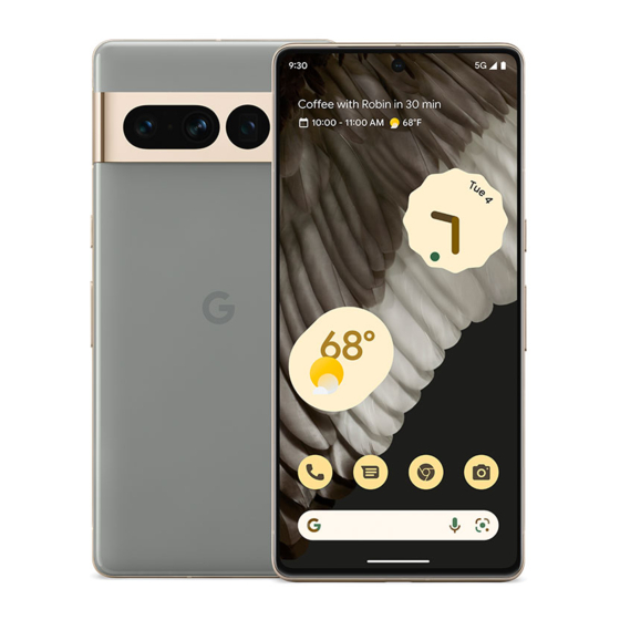 GOOGLE PIXEL 7 MANUAL Pdf Download | ManualsLib