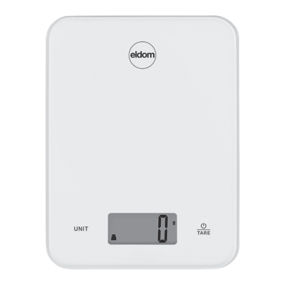 User Manuals: Eldom ari WK350 Electronic Kitchen Scale