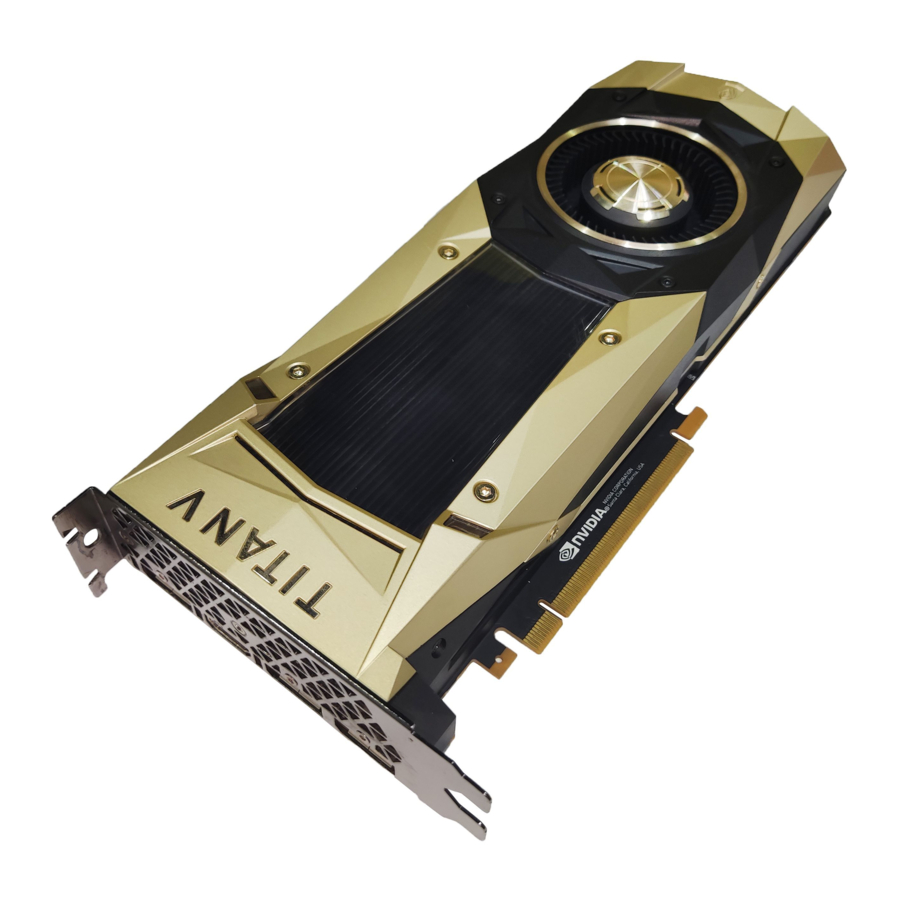 NVIDIA Titan V - Graphics Card Manual