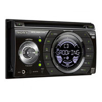 Sony WX-GT77UI - Radio / CD Operating Instructions Manual