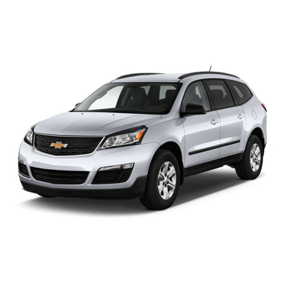 Chevrolet Traverse 2013 Owner's Manual