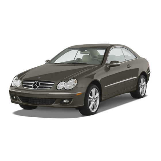 Mercedes-Benz 2009 CLK-Class Operator's Manual