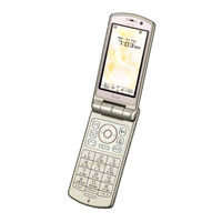 NTT docomo FOMA SO703i Manual