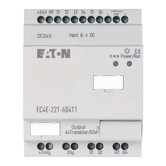 Eaton EC4E-221-6D4T1 Instruction Leaflet