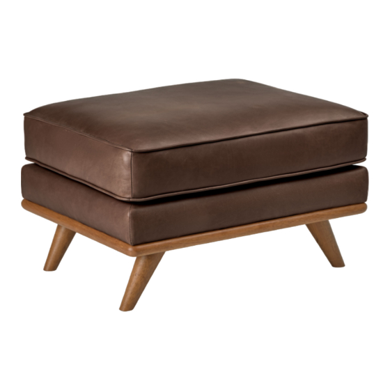 Article TIMBER Ottoman Assembly Instructions