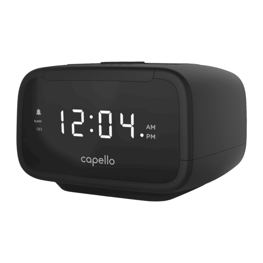 Capello CR15 Alarm Clock Manual ManualsLib